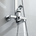 Wall Mounted Brass Rain Shower Faucet